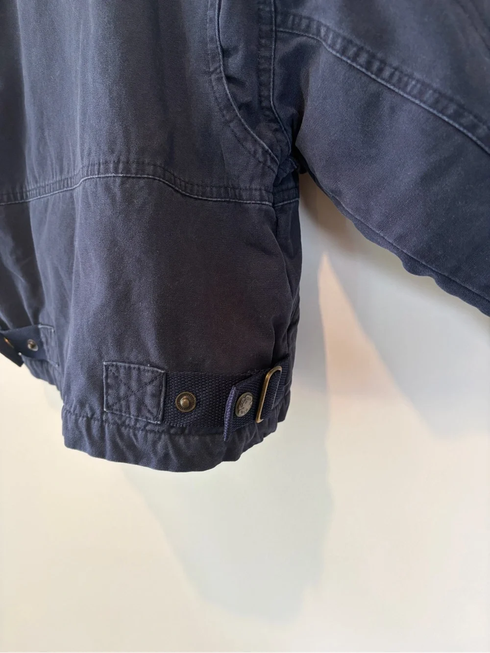 OshKosh B'gosh Vintage Navy Kids Barn Jacket Fleece Lined 24months